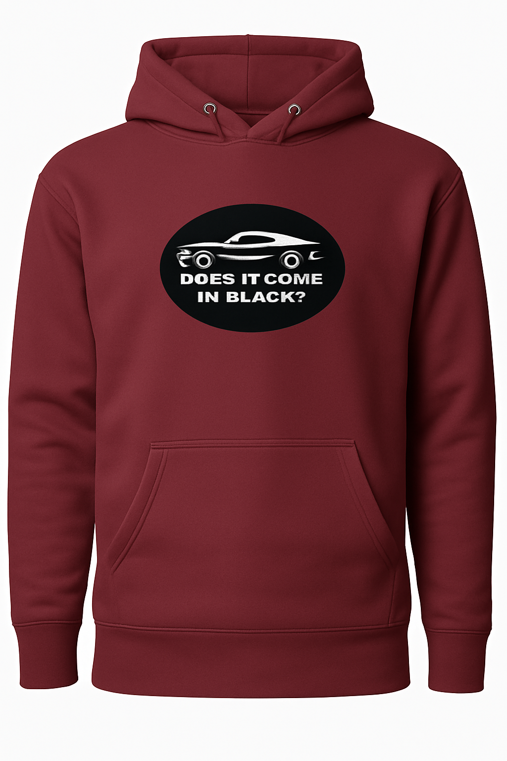 “Does It Come in Black?” Collector’s Hoodie — Includes 40 Dream Car Entries