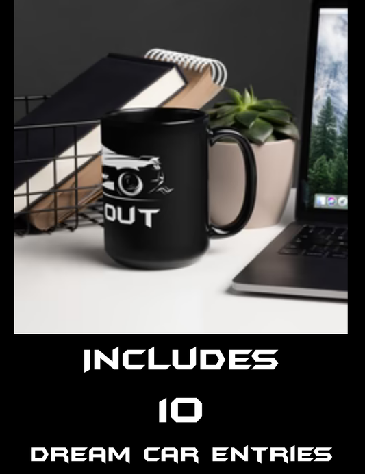 Black Out! Collector’s Mug — Includes 10 Dream Car Entries