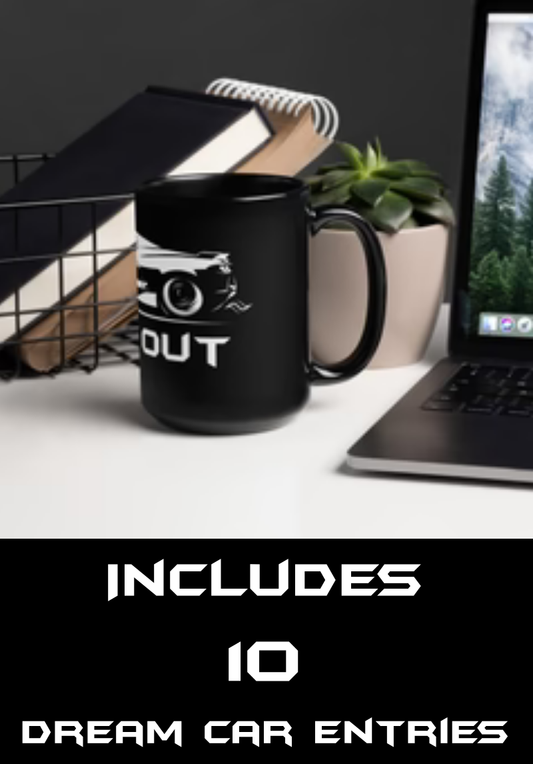 Black Out! Collector’s Mug — Includes 10 Dream Car Entries