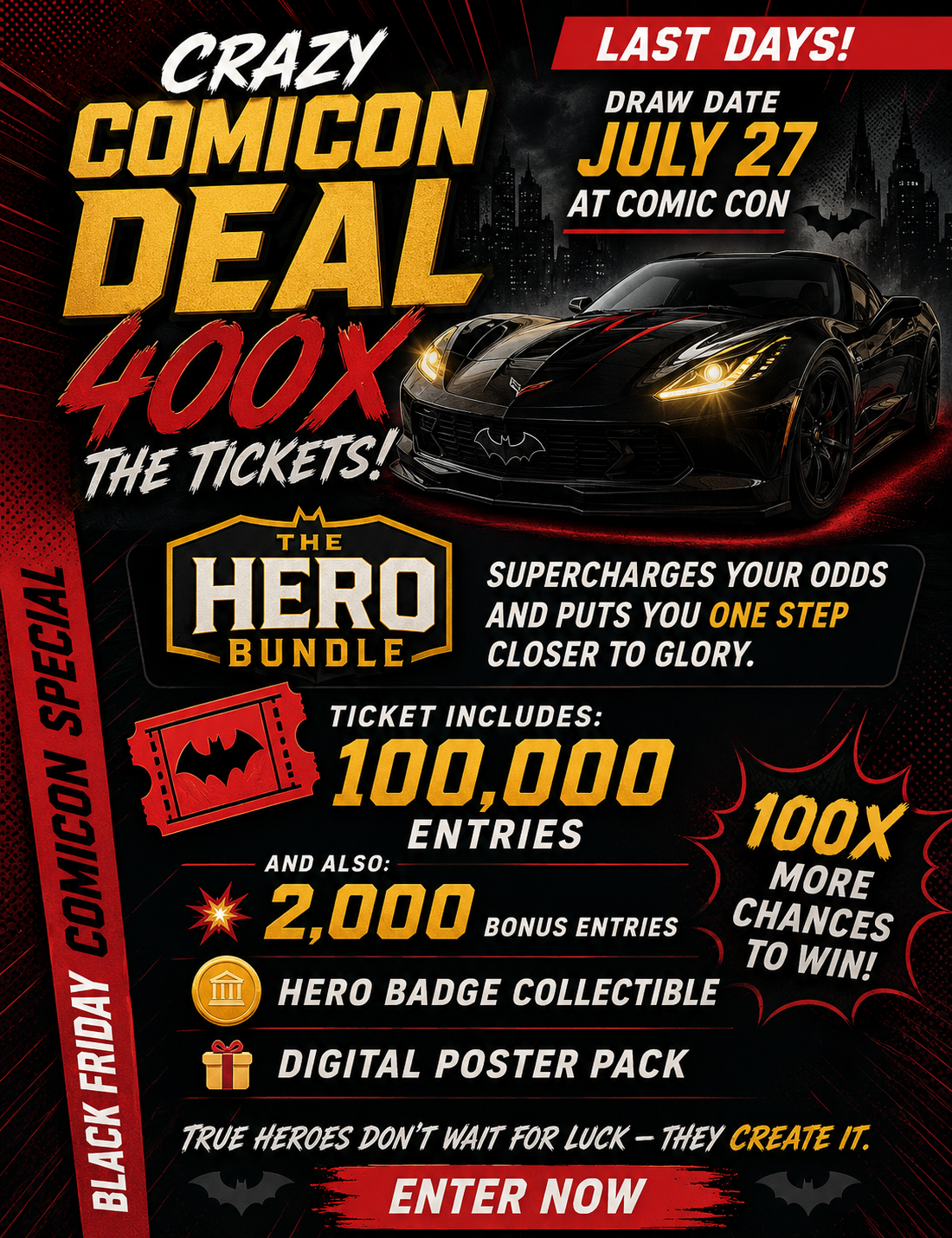 Comicon Special Hero Ticket Bundle