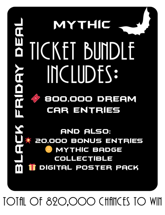 BLACK FRIDAY SPECIAL  Mythic Ticket Bundle