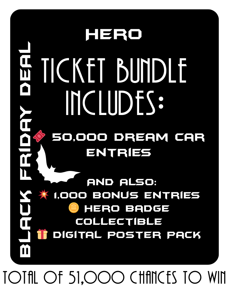 BLACK FRIDAY SPECIAL Hero Ticket Bundle